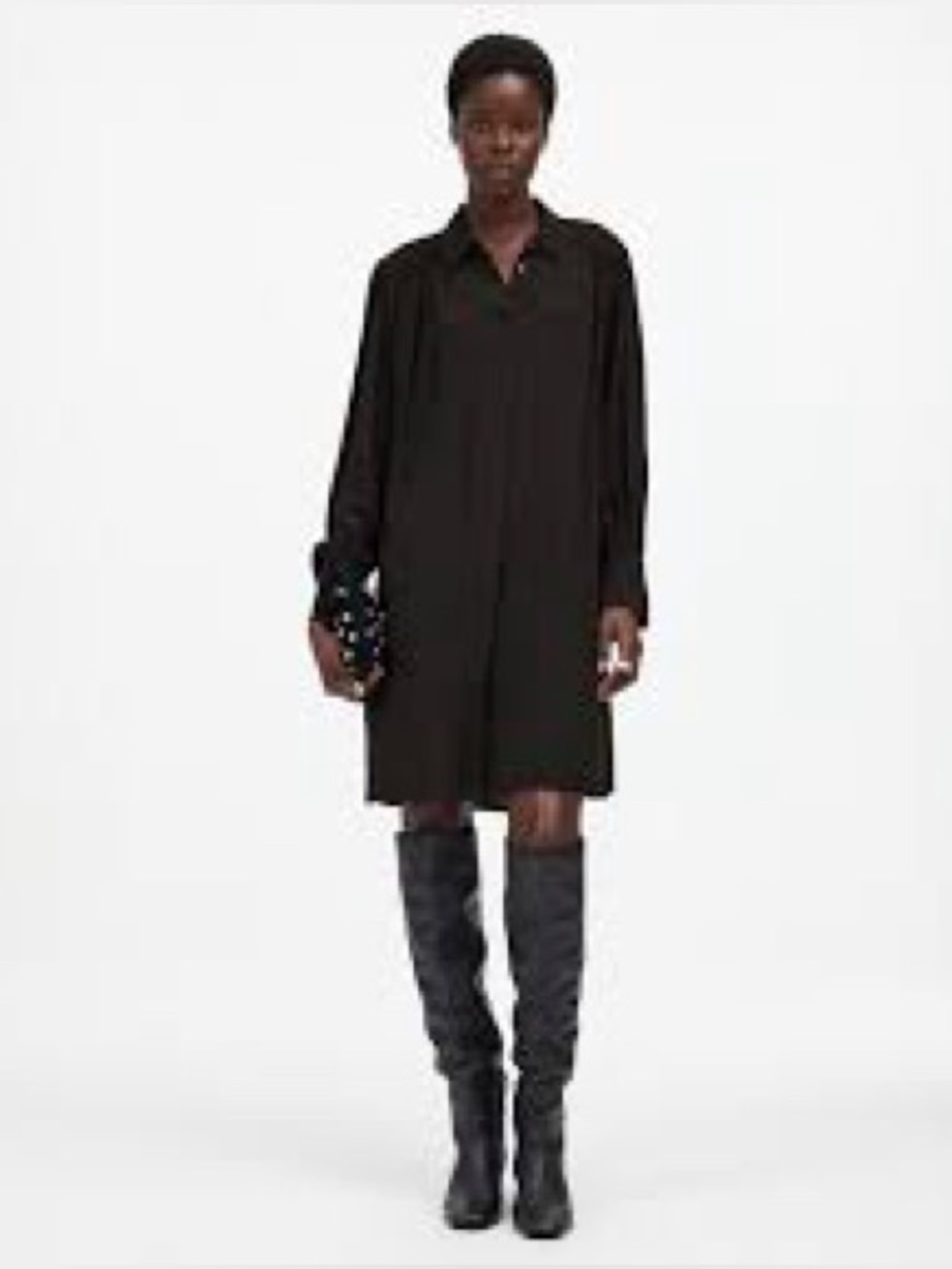 MADEWELL Relaxed Button Front Mini Dress ~ Size XS